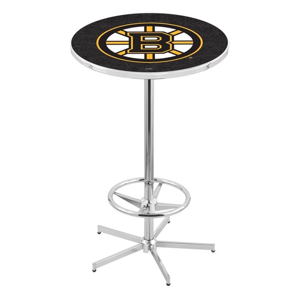 42" Chrome Boston Bruins Pub Table